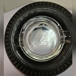 Vintage Firestone Glass Ashtray